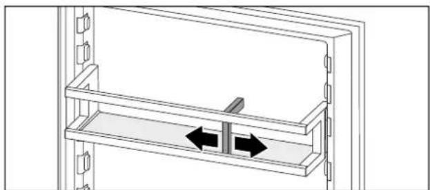 LIEBHERR Rb 1401 Pure - Utiliser le porte-bouteilles - 1