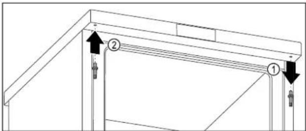 LIEBHERR Rb 1401 Pure - Déplacer les pièces supérieures du palier - 1