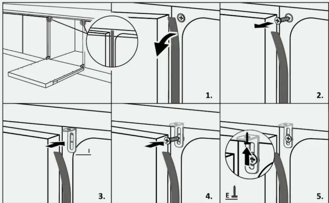 HAIER XS6B0S3SB-08 - Pričvršćivanje mašine za kuhinju - 4