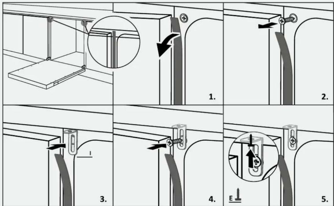 HAIER XS6B0S3SB-08 - Кріплення машини на кухні - 4