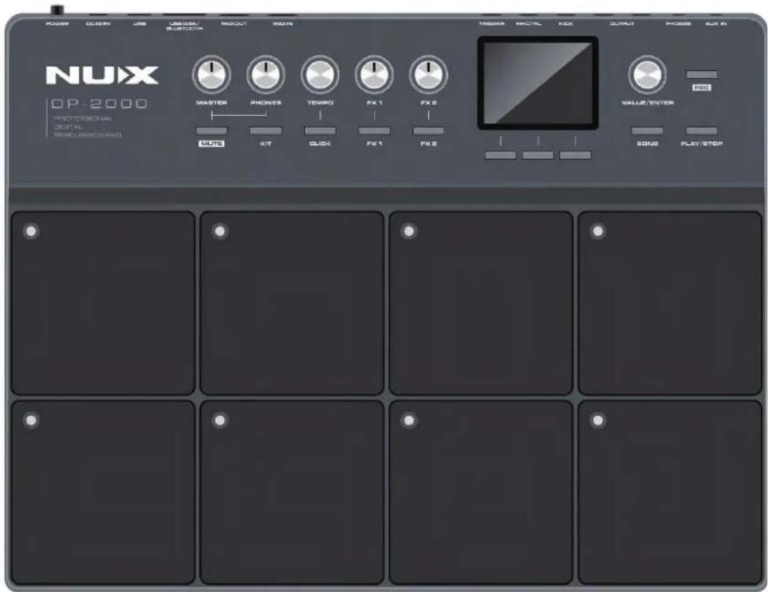NUX DP-2000 - ■フロントパネル - 1
