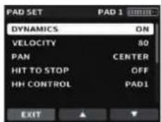 NUX DP-2000 - ■パッド設定を行う - 1