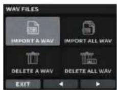 NUX DP-2000 - ■ WAV ファイル設定を行う - 1