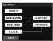 NUX DP-2000 - ■アウトプットモードを選択する - 2