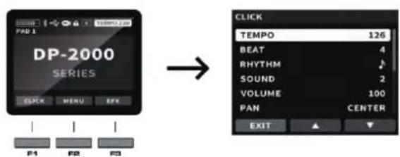 NUX DP-2000 - ■リズム設定に入る - 1