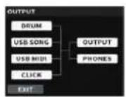 NUX DP-2000 - ■アウトプットモードを選択する - 1