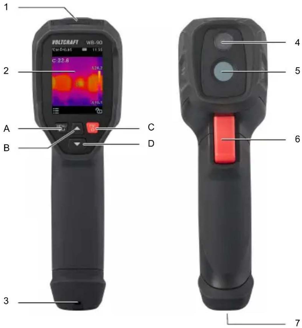 VOLTCRAFT WB-90 - Caméra thermique - 1