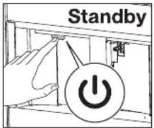 Atag CM8412D - Réglagedevotremachinesur «Standby»et«Off» - 1