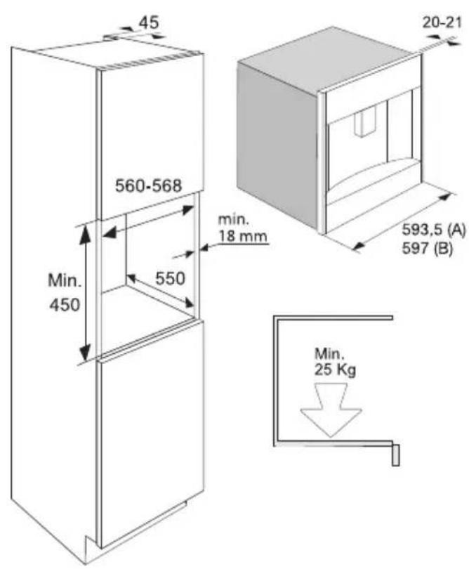 Atag CM8412D - Dimensions - 2