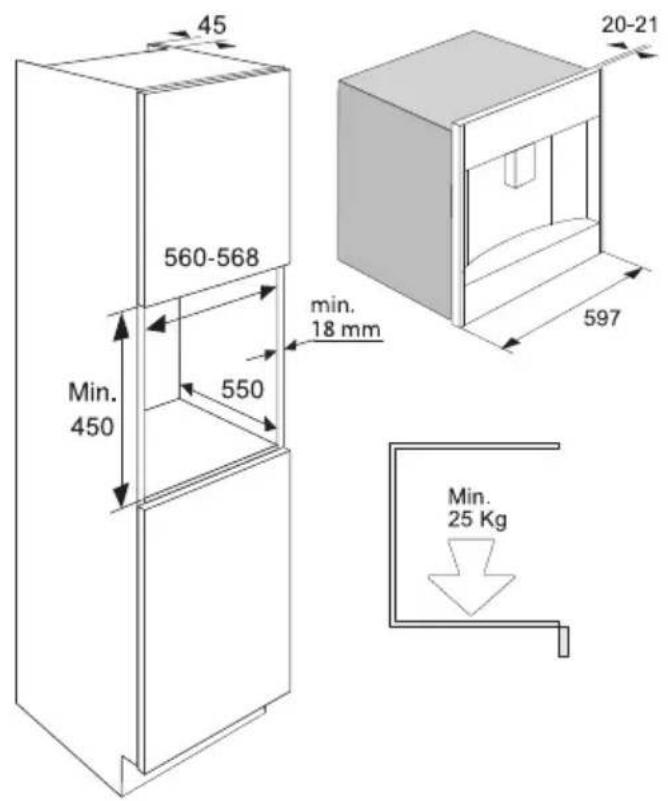 Atag CM8412D - Dimensions - 1