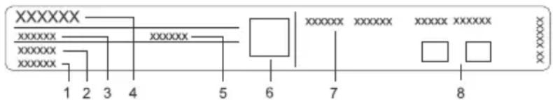 Atag CX8411D - Label - informatie over het apparaat - 1