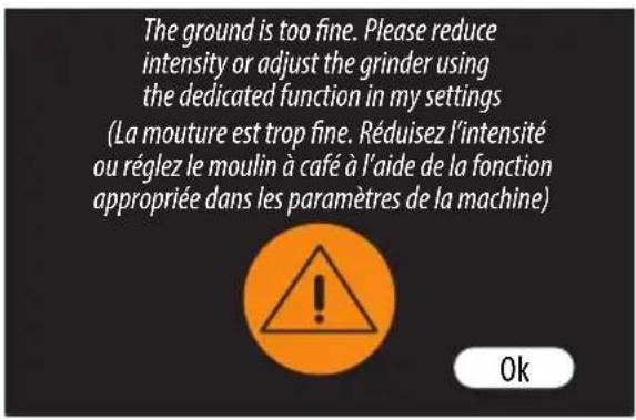 DELONGHI Eletta Explore ECAM452.67.G - Messages d'alarme - 1