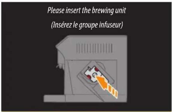 DELONGHI Eletta Explore ECAM452.67.G - Messages concernant l'infuseur - 1