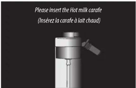 DELONGHI Eletta Explore ECAM452.67.G - Messages concernant les carafes - 1