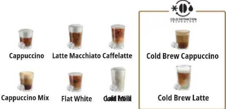 DELONGHI Eletta Explore ECAM452.67.G - Boissons lactées froides\* - 1