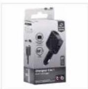 T'nB ACGPUSBC - Chargeur allume-cigare 2xusb-a + usb-c + prise allume-cigares - 3