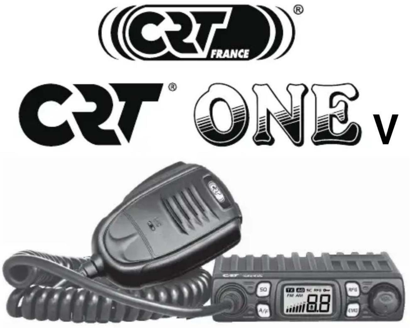 CRT FRANCE® CRT® ONE v SO 17 AM SC RPM Over FM AM A/F 8.8 RPG EMG