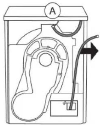 ASKO T108HCW - Évacuation de l'eau de condensation - 2