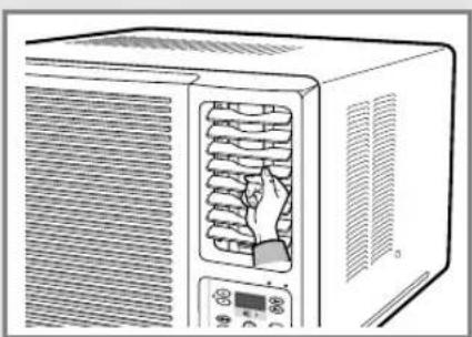 SAMSUNG AW09FANEA - Réglez le flux d'air vertical - 1
