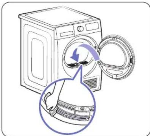 SAMSUNG DV9UDG52A0AB - Nettoyage du capteur d'humidité - 1