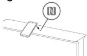 SAMSUNG QA50LS01DAK - Using the NFC on TV function - 3