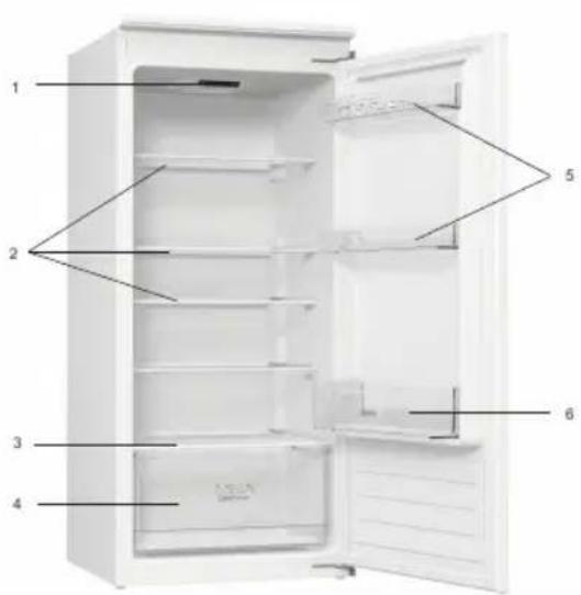 GORENJE RI512E41 - Descriptiondel'appareil - 1