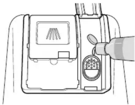 LG DF375HVS - Ajout du produit de rinçage - 2
