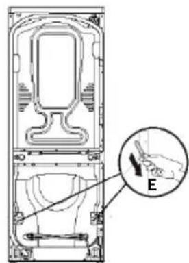 HAIER CLC108GNU1 - Retrait des boulons de sécurité pour le transport - 2