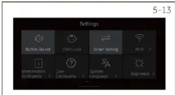 HAIER CLC108GNU1 - Sélection du programme d'entretien des vêtements et réglage des paramètres - 2