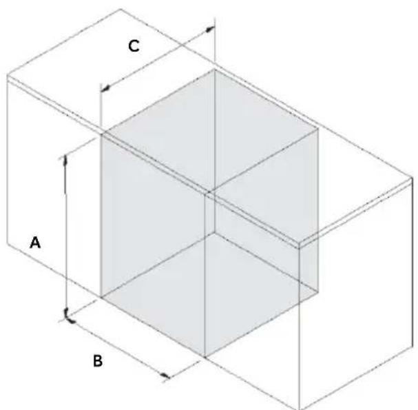 HAIER CLC108GNU1 - Dimensions de la cavité et du dégagement - 1
