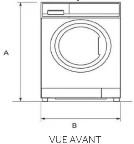 HAIER HWD50-BP12307U1 - Dimensions du produit - 1