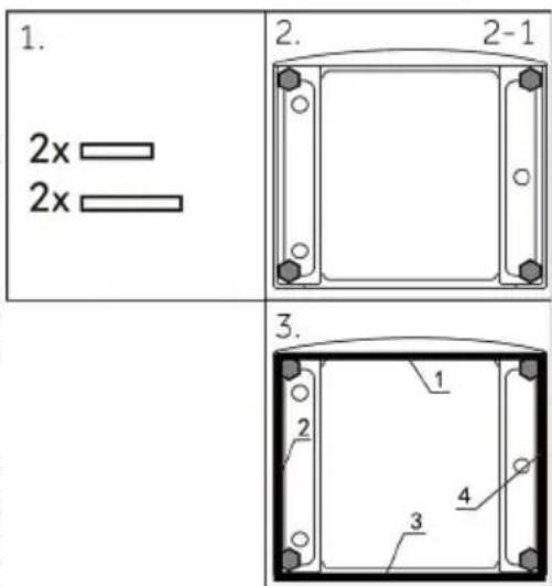 HAIER HWD50-BP12307U1 - Αποσπάστε τα μπουλόνια μεταφοράς - 1