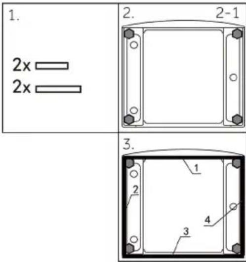 HAIER HWD50-BP12307U1 - Smontare i bulloni di trasporto - 1
