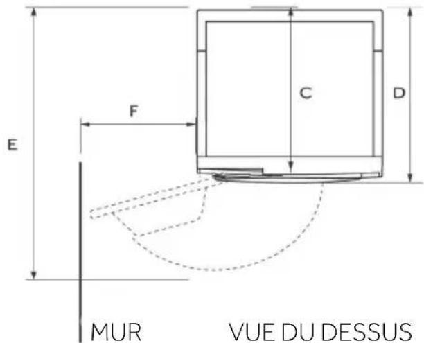 HAIER HWD50-BP12307U1 - Dimensions du produit - 2