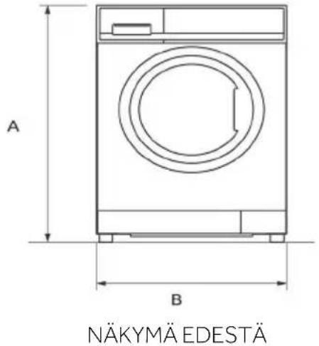 HAIER HWD50-BP12307U1 - Tuotteen mitat - 1
