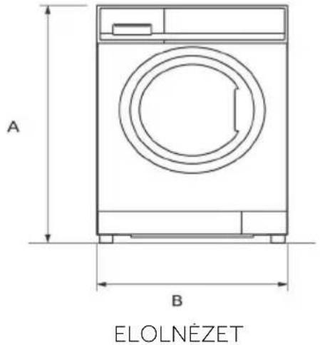 HAIER HWD50-BP12307U1 - Termék méretei - 1