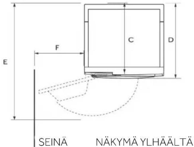 HAIER HWD50-BP12307U1 - Tuotteen mitat - 2