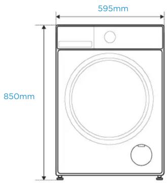 595mm 850mm