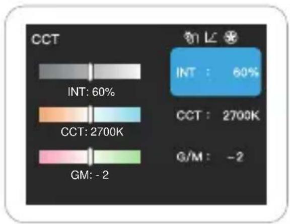 CCT INT: 60% CCT: 2700K GM: -2 新LZ INT : 60% CCT : 2700K G/M : -2