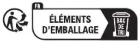 FR ÉLÉMENTS D'EMBALLAGE BAC DE TRI