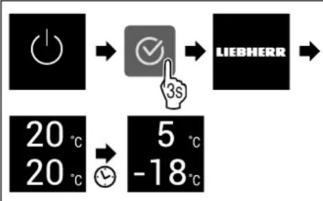 LIEBHERR CNc 5713 pure - Activation de l'appareil - 1
