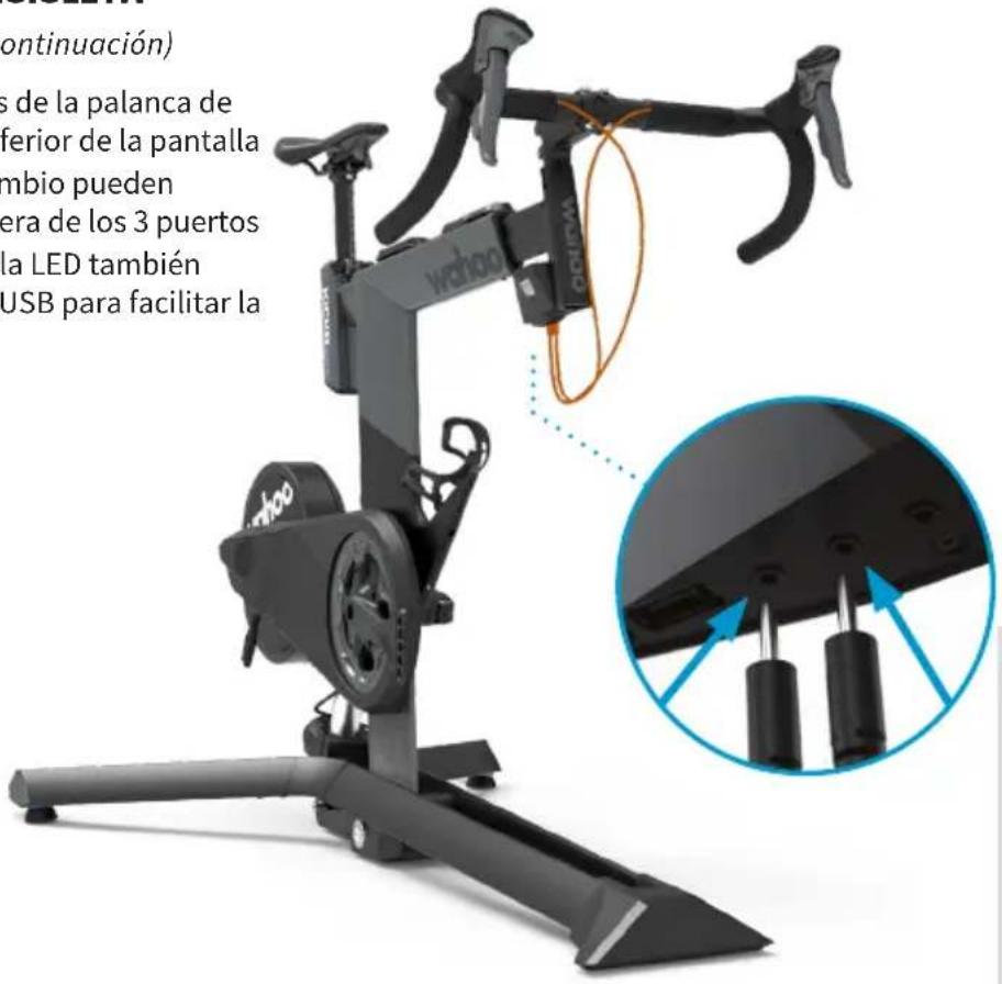 Wahoo KICKR Bike Pro - MONTAJE DE LA BICICLETA KICKR BIKE PRO (continuación) - 1