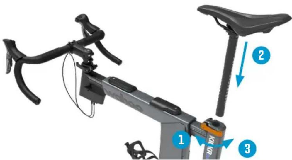 Wahoo KICKR Bike Pro - MONTAGGIO DELLA BICICLETTA KICKR (continua) - 2