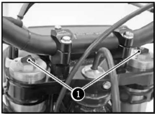 Sherco SE300i (2013) - FORK REBOUND ADJUSTMENT - 1