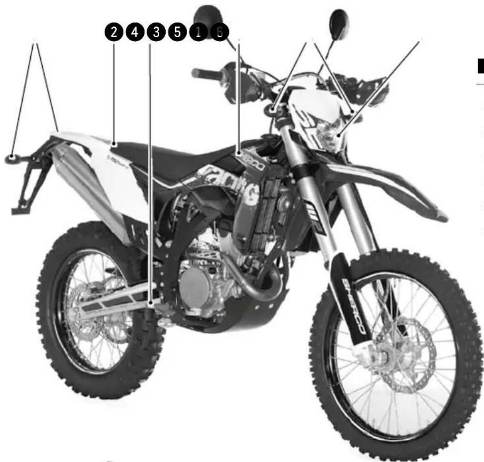 Sherco SE300i (2013) - description of the vehicle - 1
