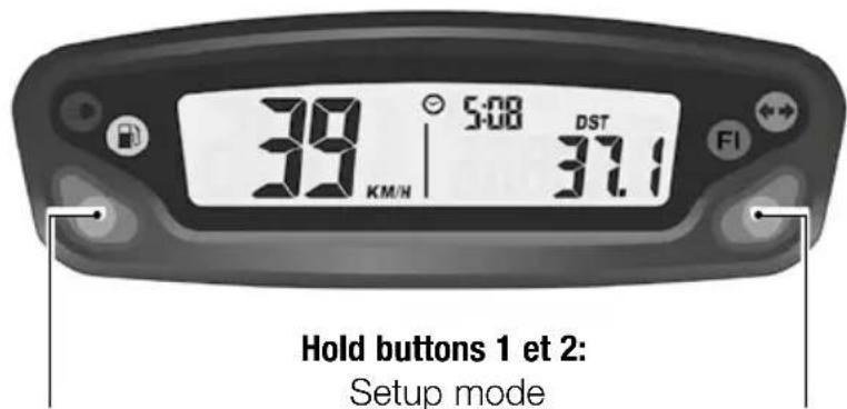 Sherco SE300i (2013) - MOTORCYCLE COMPUTER INSTRUCTIONS - 1