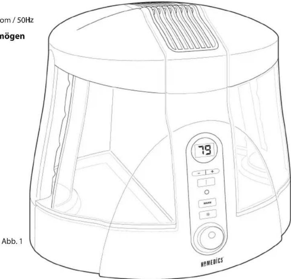 HOMEDICS HUM-20A-GB - Tankfassungsvermögen - 1