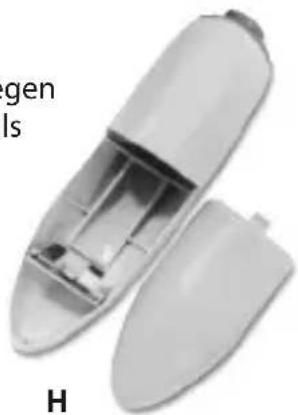 HOMEDICS MAN-150-EU - DE BATTERIJEN PLAATSEN - 1