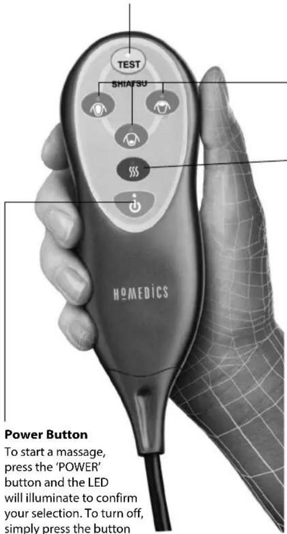 HOMEDICS SBM-210HA-3GB - Demo Button - 1