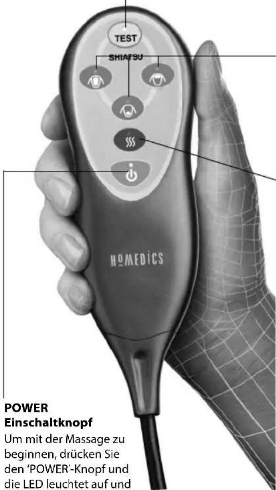 HOMEDICS SBM-210HA-3GB - DEMO-Knopf - 1